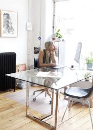 Can extend to 6 feet long. Eskayel S Stylish Home Office Home Tours 2014 Lonny