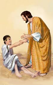Resultado de imagen de Jesús con sus discípulos y con el padredel niño con el es espíritu muy malo