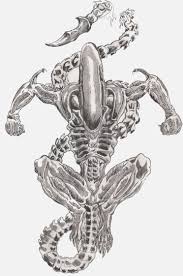 Because a large hawaiian flower looks good and attractive, it seems that the upper back is the part of the body that you naturally want to have this on. Xenomorph Tattoo Ideas