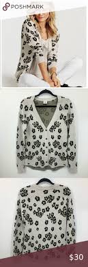 Cabi Leopard Print Cardigan Small Kiki Cardigan Leopard Print Cardigan Printed Cardigan Leopard Print