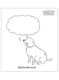 This week's ideas are all about sparking a love of reading through letter and word play. Martha Speaks Coloring Pages Free Printable Coloring Pages For Kids