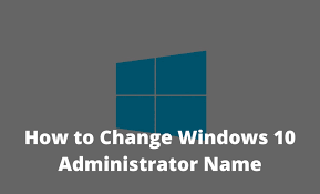 Even if you set a strong password to windows user account, it still can be reset or recovered with software in a short time. How To Change Windows 10 Administrator Name On Laptop Pc 2021 Technowizah