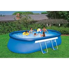 Intex 18 X 10 X 42 Oval Frame Easy Set Swimming Pool Walmart Com Easy Set Pools Swimming Pools Intex