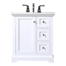 We can make rustic bathroom vanities in a variety of wood types and styles. Eviva Houston 30 Solid Wood Bathroom Vanity With Carrara Top In White Evvn525 30wh