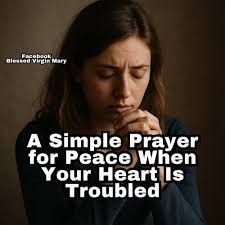 Prayer for a peaceful heart