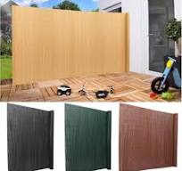 PVC Artificial Bamboo Garden Screening Fencing Balcony Fence ...