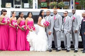 Pin By Ariel On Pink And Silver Wedding Bright Pink Wedding Hot Pink Bridesmaids Pink Wedding Colors