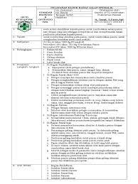 We did not find results for: Sop Akreditasi Pelayanan Klinik Rawat Jalan Spesialis
