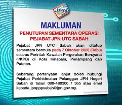Promosi agresif yang dijalankan kerjaan negeri dan penggiat industri ini menunjukkan hasil dengan bilangan pelancong yang datang ke kota kinabalu terus meningkat saban tahun. Penutupan Jpn Utc Sementara Bermula 7 Oktober 2020