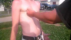 Asking a big friend to give me a hard slow nipple twist - ThisVid.com