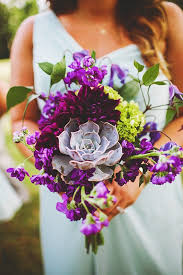 Send fresh flowers in peoria, il with the help of our top 10 best flower delivery services near you. Gorgeous Purple Flowers Surrounding A Succulent Wedding Bouquet Succulent Bouquet Wedding Floral Wedding Succulent Wedding