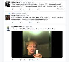 Brandon Wall on X: We wrote about trolls circulating Sam Hyde's name  every.damn.time there is a mass shooting t.coyW8n3NMvgT  t.coKXsQ9compj  X