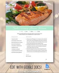 Recipe Book Template Family Cookbook Template Editable Etsy In 2020 Family Cookbook Recipe Book Templates Cookbook Template
