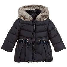 girls navy blue coat for girl by lili gaufrette discover more beautiful designer coats jackets for kids online cheap girls clothes fashion little girl gowns