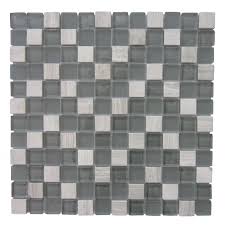 The mosaic factory paris carrelage mosaïque 56x56x5mm et 23x23x5mm carrelage mural pour intérieur et extérieur moulin porcelaine blanc mat avec noir brillant. Carrelage Mosaique Blanc Tuscany 30 X 30 Cm