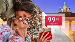 99er Multigutschein für 2 Personen inkl. Frühstück ab 99 Euro – Ideal zum  Verschenken
