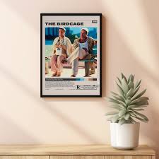 The Birdcage Poster, Mike Nichols, Minimalist Movie Poster, Vintage Re –  mythicwall