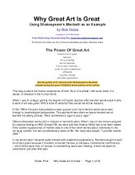 Banquo and macbeth meet the witches on the heath. Pdf Why Great Art Is Great Using Shakespeare S Macbeth As An Example Rick Doble Academia Edu