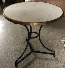 28 Solid Marble Top Bistro Table With Iron Base In 2020 Bistro Table Marble Bistro Table Marble Table
