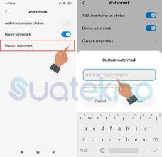 Meskipun pada aplikasi google meet terlihat bahwa nama akun anda belum berubah namun sebenarnya pada saat anda membuat rapat di google meet atau bergabung dengan rapat. 2 Cara Menampilkan Dan Mengganti Watermark Shot On Mi Merek Hp Di Kamera Xiaomi Suatekno Id
