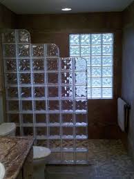 The bathroom is 6'6x 6'6 and to make the space appear larger the shower will be all glass, and plan to use larger format tiles on glass block windows, starphire glass shower panes and bright white and blue tile make for a bright. 15 Capital Small Bathroom Remodel Walls Ideas Glass Block Shower Wall Glass Block Shower Shower Remodel