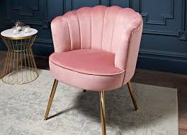 Altrobene velvet accent chair, modern arm chair for living room bedroom home office with gold finished legs, pink. B M S Pink Velvet Chair Is A Great Dupe For Oliver Bonas You Magazine
