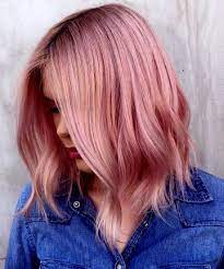 Rose Gold Hair Aka The Absolute Coolest Way To Pay Homage To Glinda The Good Hair Color Rose Gold Gold Hair Colors Hair Styles