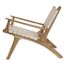 Top brands & styles · fast & free shipping · up to 70% off Blush Leather Teak Lounge Chair The Grey House