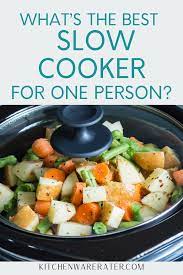 Enjoy this list of 24 healthy slow cooker recipes! What S The Best Slow Cooker For One Person In 2020 Healthy Slow Cooker Healthy One Pot Meals Slow Cooker Recipes