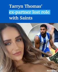 The football club that this week decided against recruiting disgraced  former North Melbourne midfielder Tarryn Thomas previously employed his  estranged ex-partner > https://bit.ly/4fzmDGF