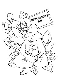 Daisies spread joy coloring page. Flowers For Mom 3 Coloring Page Free Printable Coloring Pages For Kids