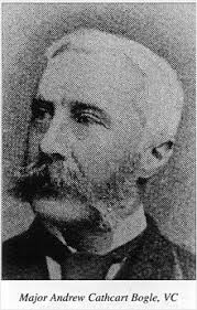 Victoria Cross winner Lt Andrew Bogle of the 78th Highlanders at Oonao 29th  July 1857