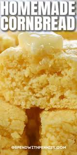 This classic, savory southern cornbread is just begging for a bowl of chili or a plate of ribs. Homemade Cornbread Recipe Ready In 40 Mins Spend With Pennies