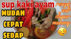 Kandungan kalori sup ayam serta aktiviti yang sesuai untuk membakar kalori selepas makan semangkuk sup ayam. Sup Kaki Ayam Simple Dan Sedap Youtube