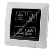 Hotel touch doorbell with do not disturb, clean room