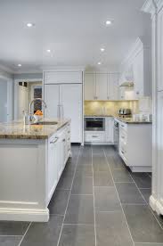 You can apply the floor in various materials, from vinyl to ceramic tiles. 14 Wonderful Kitchen Remodel Colors Ideas Modern Kitchen Flooring Kitchen Flooring Grey Kitchen Floor