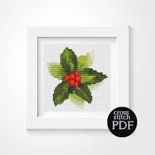 Check spelling or type a new query. Christmas Holly Cross Stitch Pattern The Art Of Cross Stitch