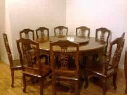 Hot Item Antique Rose Wood Dining Set 1 Table With 10 Chairs Wooden Dining Chairs Wooden Dining Set Vintage Table