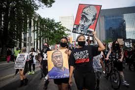 The george floyd global memorial's 'rise and remember george floyd' celebration is planned later tuesday (us time) at the intersection in front of cup foods where floyd died. George Floyd S Family Marches To Mark First Anniversary Of His Death Reuters