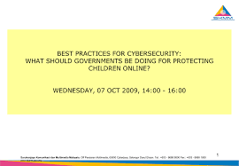 Adalah dimaklumkan bahawa jabatan pendidikan tinggi (jpt) telah mengadakan kerjasama dengan suruhanjaya komunikasi dan multimedia malaysia (skmm) untuk mendapatkan kemudahan capaian internet yang lebih meluas bagi kemudahan pelajar universiti awam. Best Practices For Cybersecurity What Should Governments Be Doing For Protecting