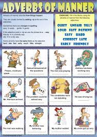 Once you find your worksheet, click on. Adverbs Of Manner Interactive And Downloadable Worksheet You Can Do The Exercises Online Adverbios En Ingles Material Escolar En Ingles Lecciones De Gramatica