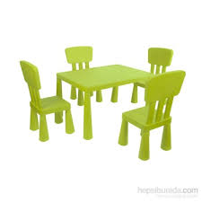 Hepsi Home Mini Cocuk Masa Sandalye Seti Yesil Fiyati