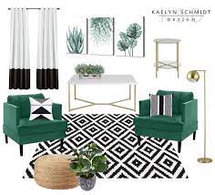 Green Chairs Design Board Green Living Room Decor Black And White Living Room Black And Gold Living Room