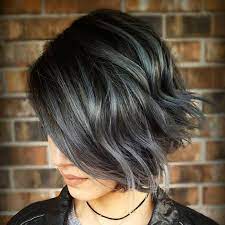 18 Most Beautiful Black Hairstyles With Highlights Haircuts Hairstyles 2021 Haircut For Thick Hair Grey Hair Color Thick Hair Styles