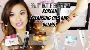 korean cleansing oils and balms review