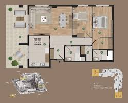 Tüm hayallerinize yetecek bir proje. Daire Planlari Atrium Terrace Ulasilabilir Luks