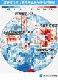 7張圖用google map路況資料分析台北塞車情況 the news lens 關鍵評論網 my works it works screenshots