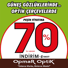 gunes gozluklerinde ve cercevelerde 70 e varan indirimler marmara park opmar optik te gunes gozlukleri park