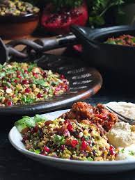 Supercook found 26 couscous and pomegranate recipes. Jewelled Couscous Recipe With Puy Lentils Pomegranate Elizabeth S Kitchen Diary