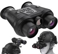 Amazon.com: SKIOVEMI Gafas de visión nocturna montadas en la ...